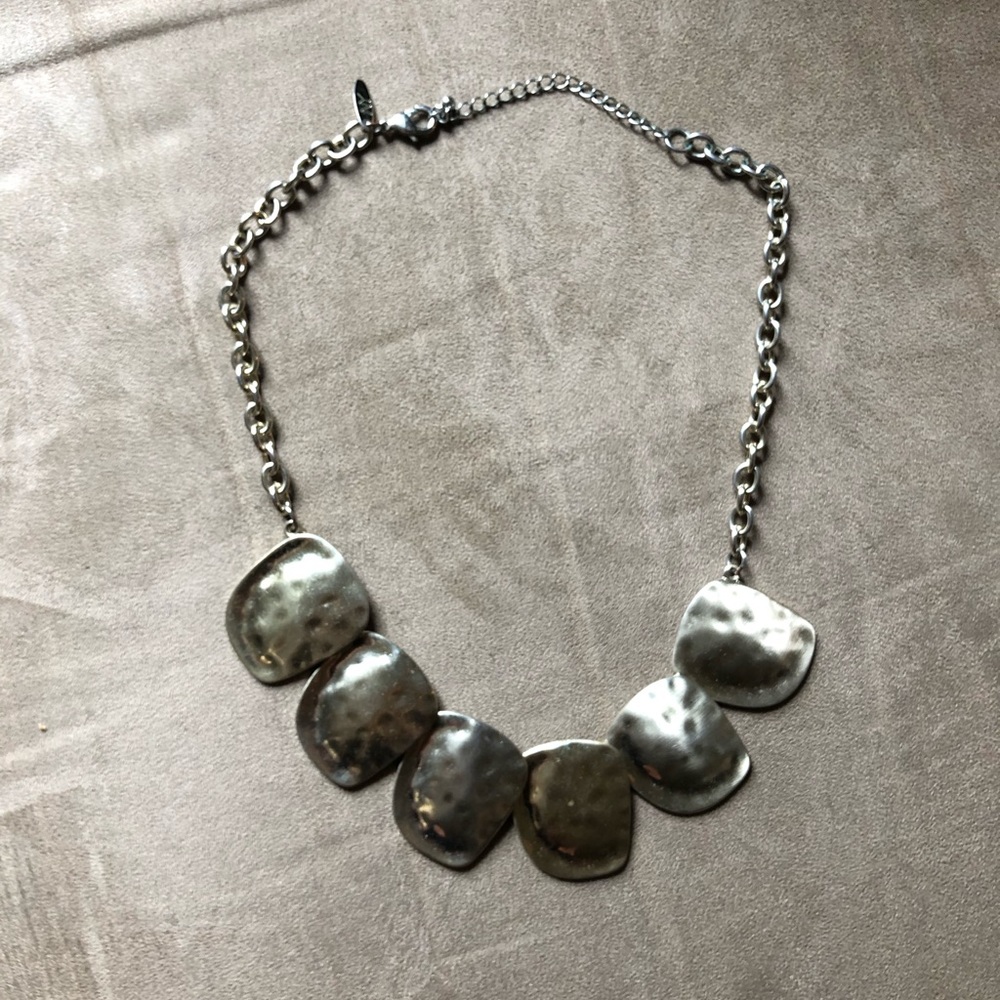 Gold statement necklace